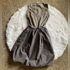 J. Crew Bubble Dress Gray Lightweight Womens Size XS